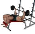 Barbell Press - Wide Grip Decline